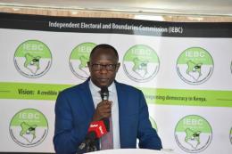 File image of IEBC Chair Erastus Edung Ethekon.